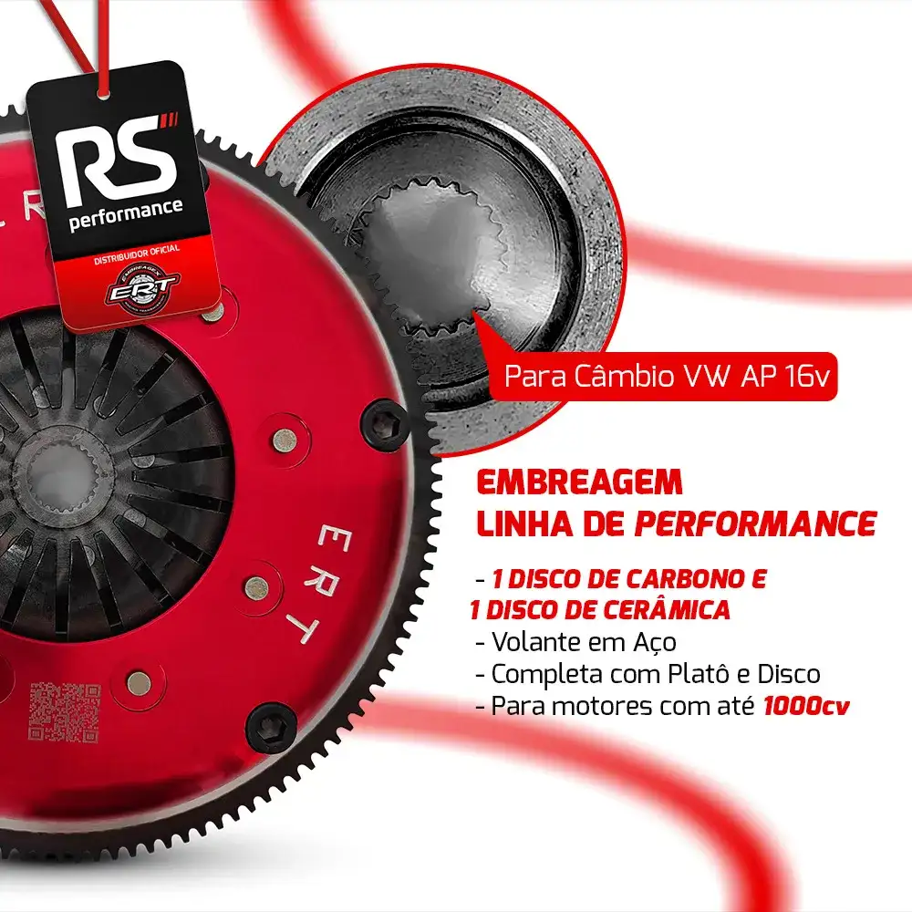 Embreagem Multidisco 2 Discos Volante Em Aço 1000cv Light