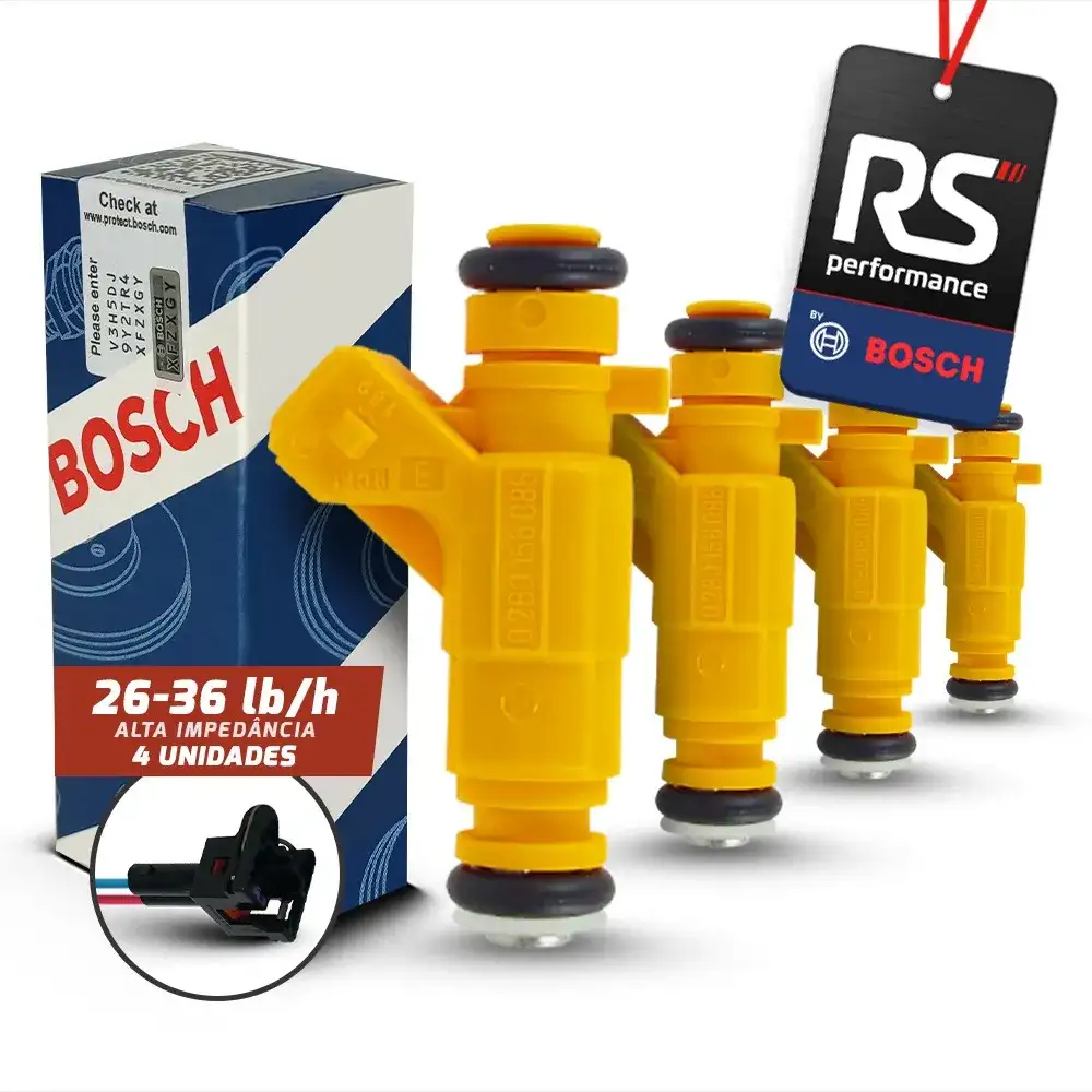 4 Bicos Injetor Bosch 28 Lbs Gm Astra Blazer Vectra Fueltech