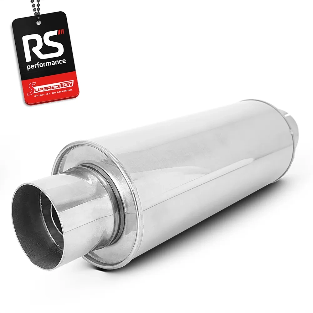 Abafador Esportivo Em Inox De 2,5 X 4 Polegadas - Ponta Reta