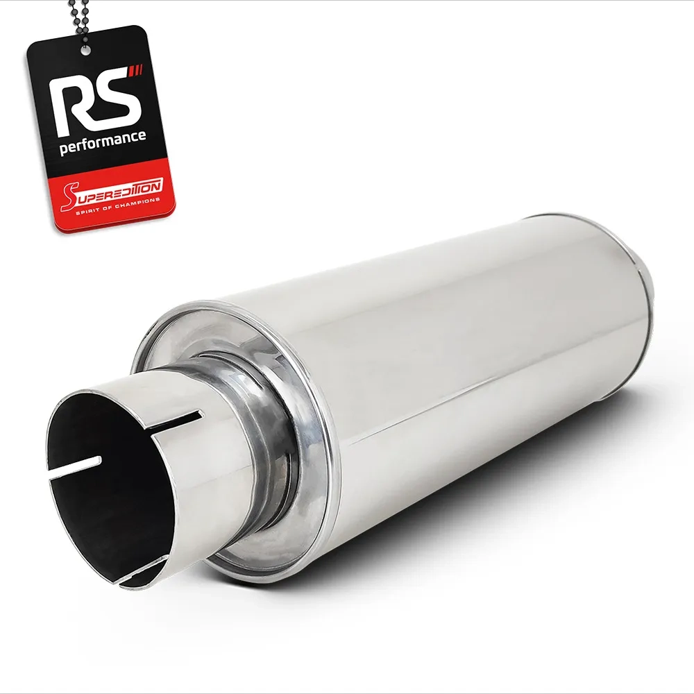 Abafador Esportivo Em Inox De 2,5 X 4 Polegadas - Ponta Reta