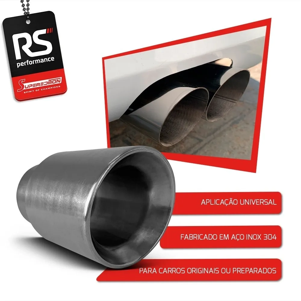 Ponteira De Escapamento Inox Superedition 2,5pol Chanfrado