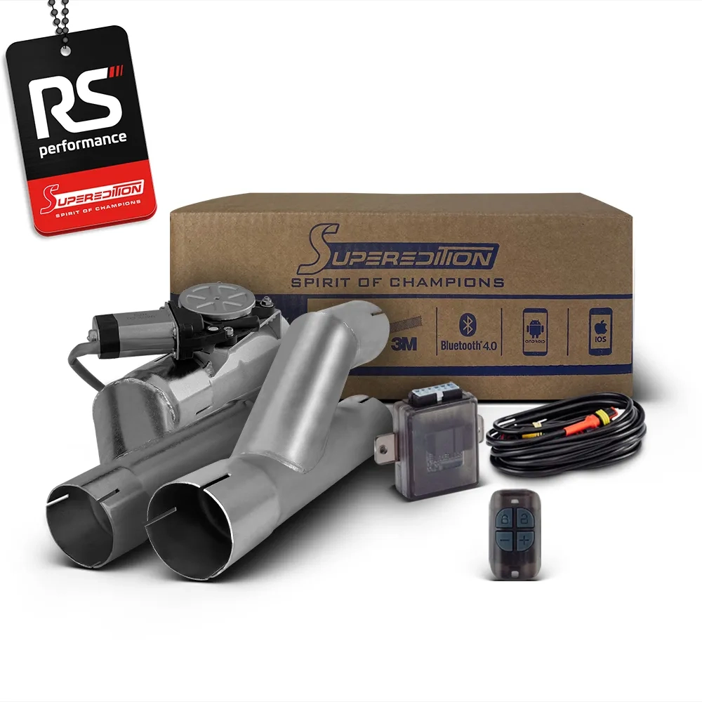 Kit Simples Difusor de Escapamento Aço Carbono 2,0" Com Eletronica Sem Bluetooth
