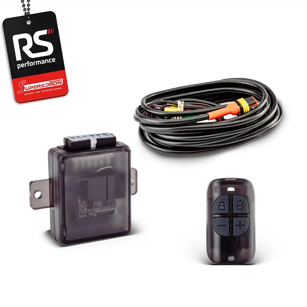 Kit Simples Difusor de Escapamento Aço Carbono 2,0" Com Eletronica Sem Bluetooth