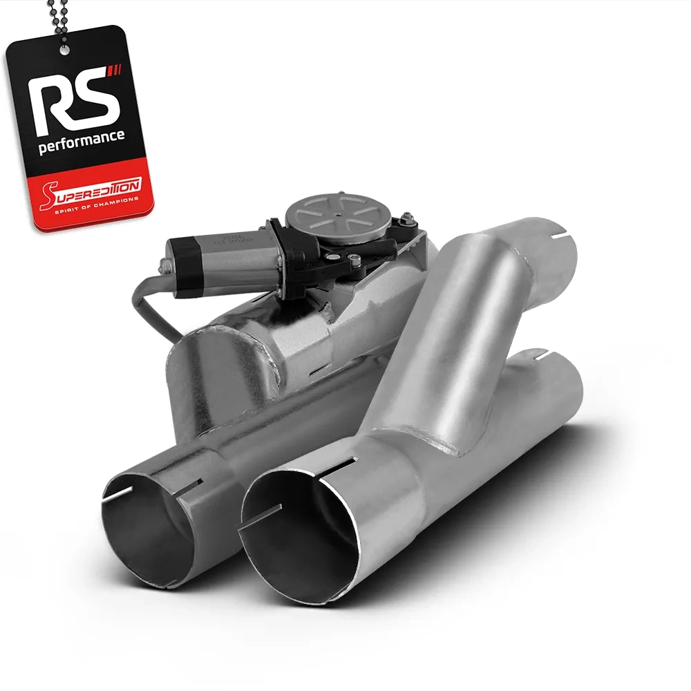 Kit Simples Difusor de Escapamento Aço Carbono 2,5" Com Eletronica Sem Bluetooth