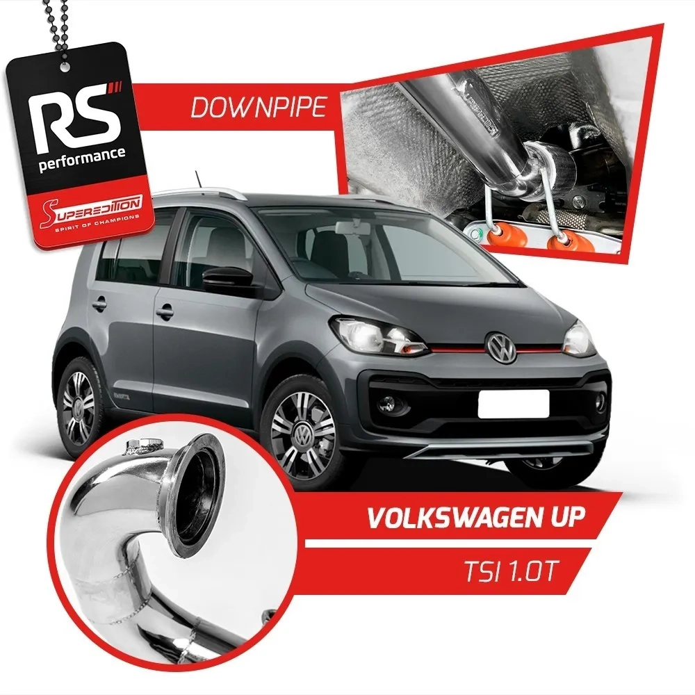 Downpipe em Inox 304 para Motor TSI 1.0T 105cv