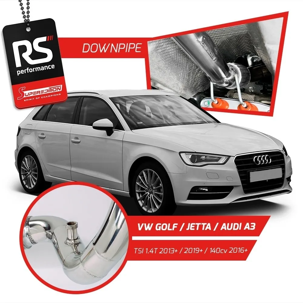 Downpipe em Inox 304 para Motor TSI 1.4T 150cv