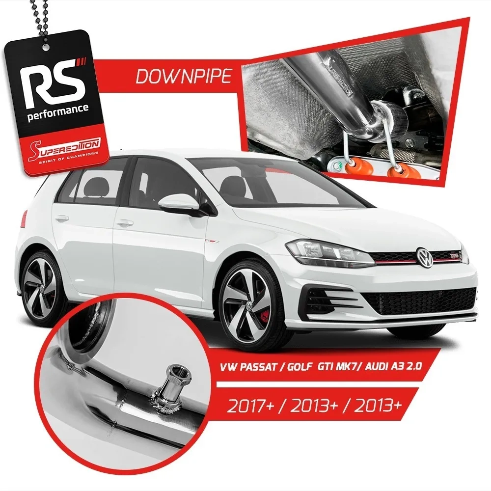 Downpipe em Inox 304 para Motor TSI 2.0T 220cv PÇ UNICA