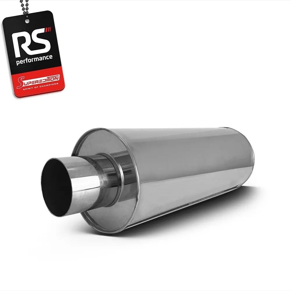 Abafador Esportivo Em Inox Superedition 2,5 Pol Ponta Reta