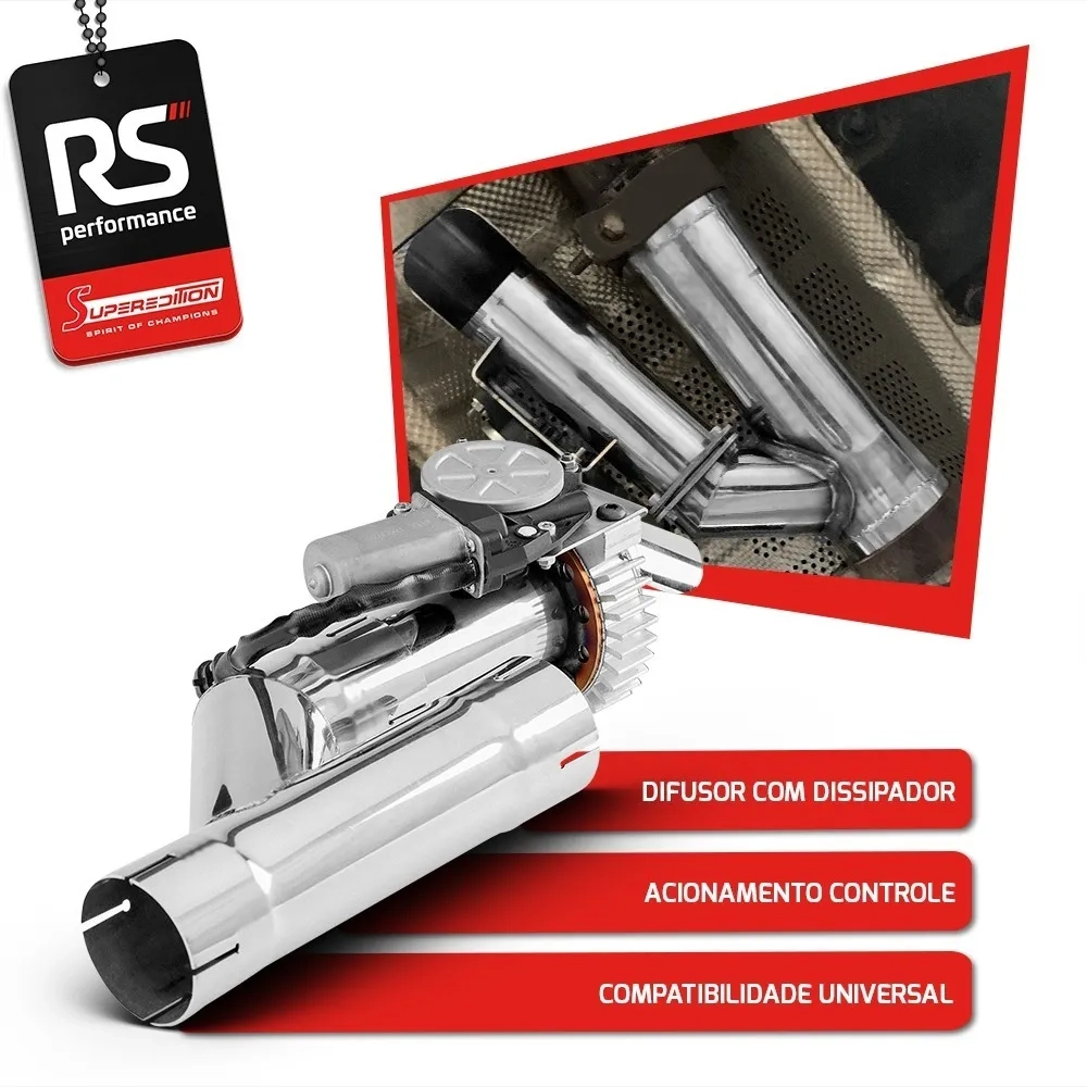 Difusor Em Inox Com Dissipador De Calor Superedition - 3 Polegadas