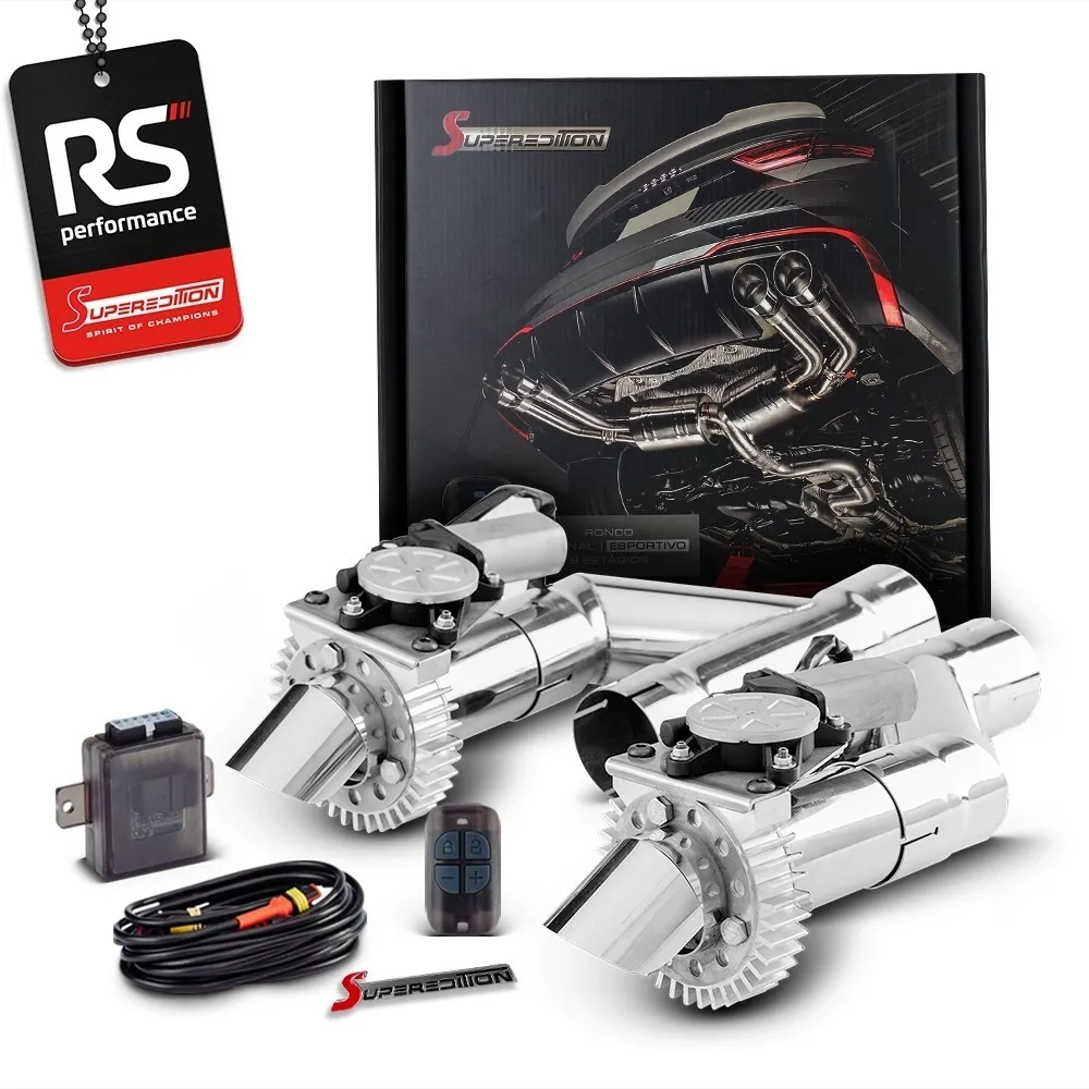 Kit 2 Difusores Em Inox Com Dissipador Superedition 2,5 Pol