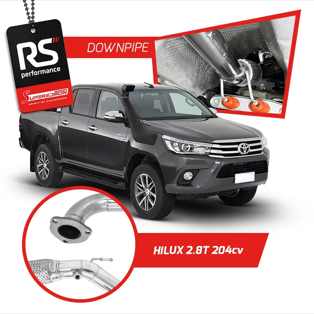Downpipe Superedition Em Inox Para Hilux 2.8t 204cv 2022 em diante