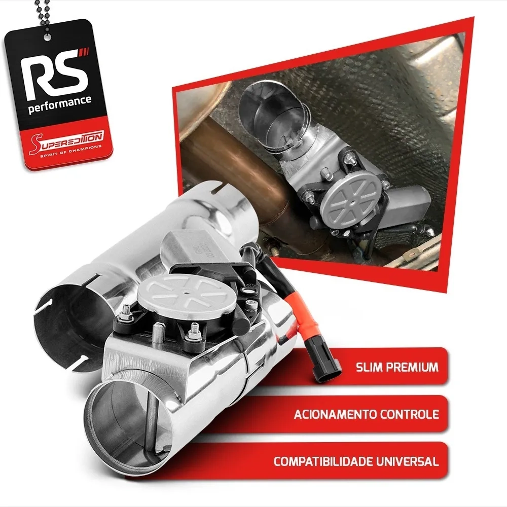 Kit Simples Difusor de Escapamento Premium Y 3,0"