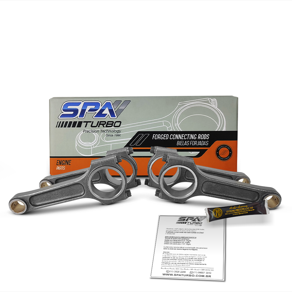 Biela Forjada Super A-beam 7/16 144mm 1100cv Vw Ap Pino 20mm