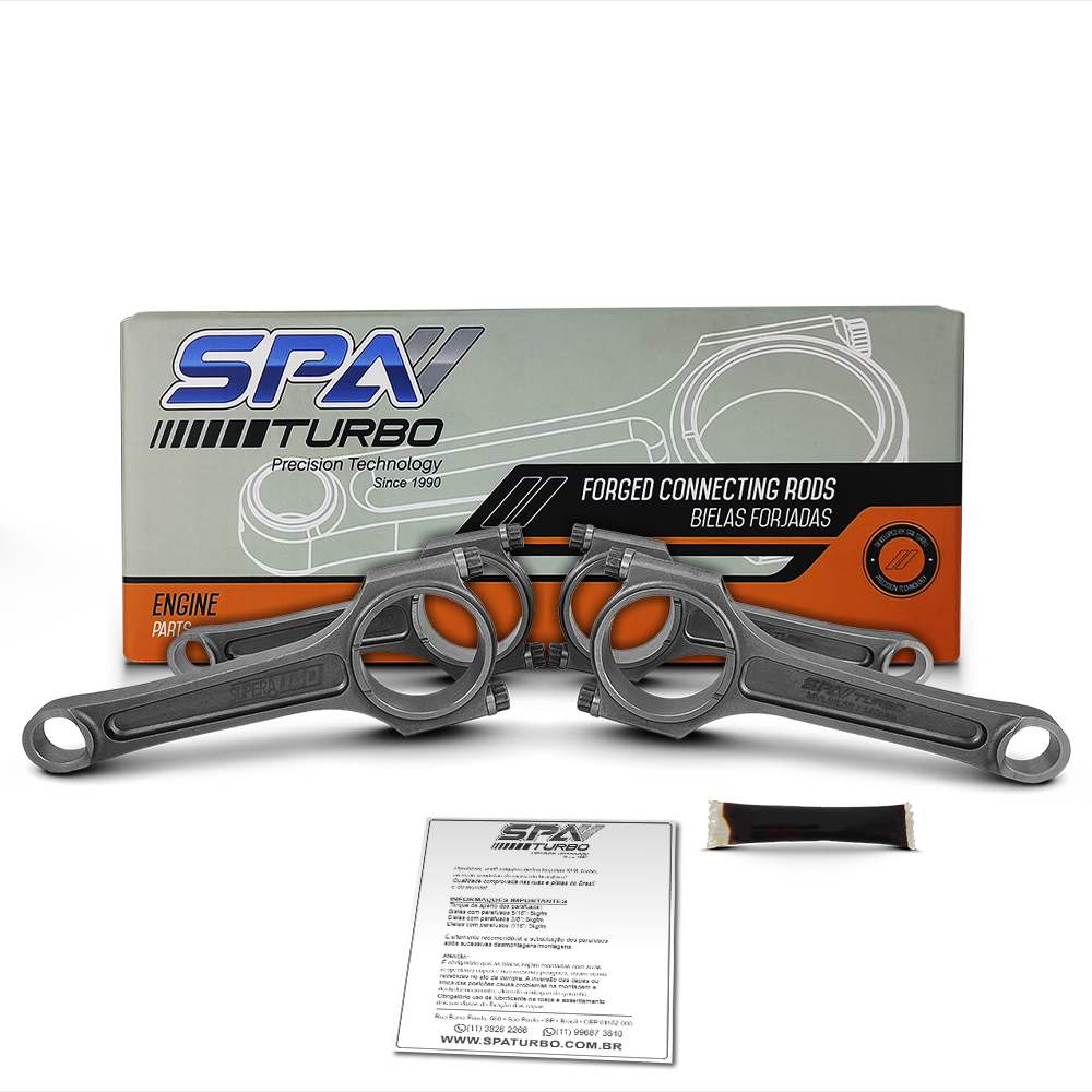 Biela Forjada Super A-beam 140mm 350cv Vw 1.0 Tsi Pino 19mm