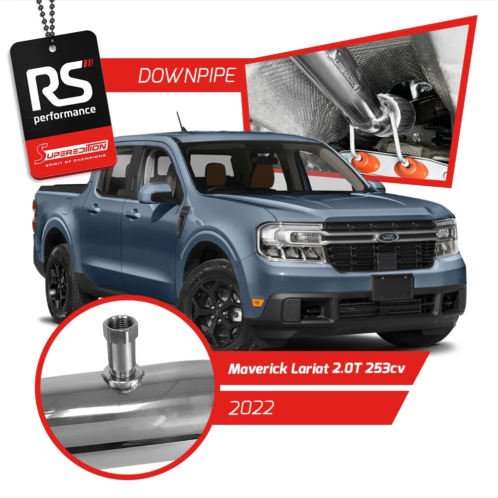 Downpipe Em Inox 304 Ford Maverick Lariat 2.0T 253cv 2022