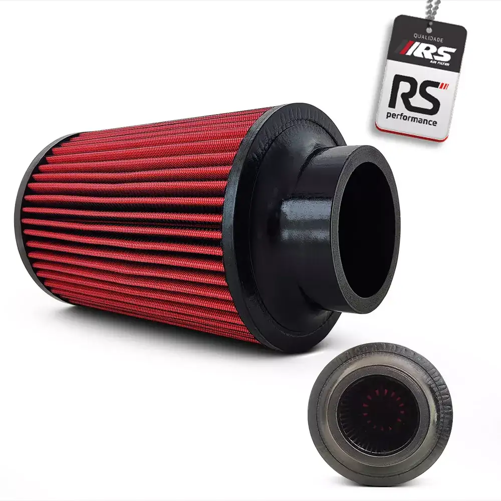 Filtro De Ar Esportivo Duplo Fluxo Rsp  3 X200mm Vermelho