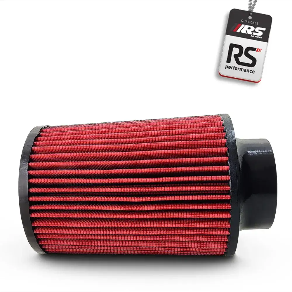 Filtro De Ar Esportivo Duplo Fluxo Rsp  3 X200mm Vermelho