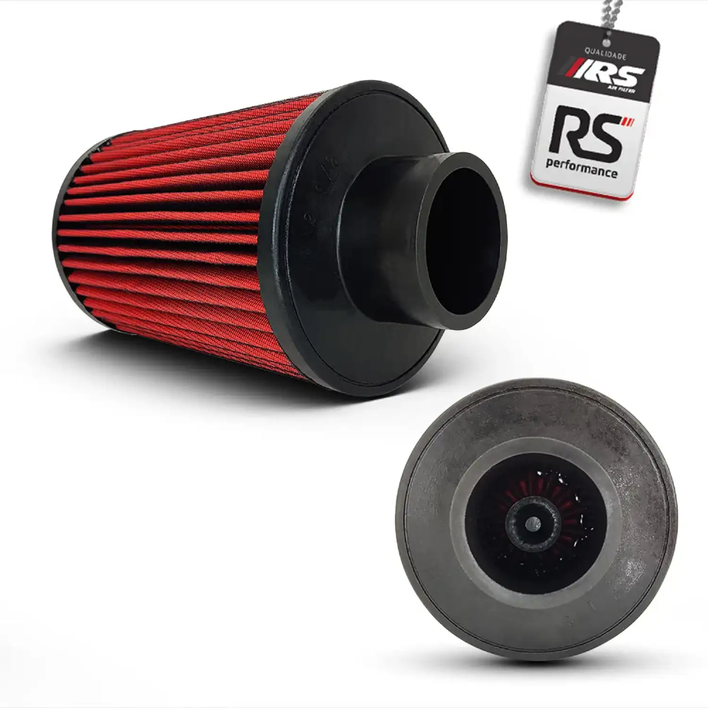Filtro De Ar Esportivo Cone Duplo Fluxo 2,5 Polegadas