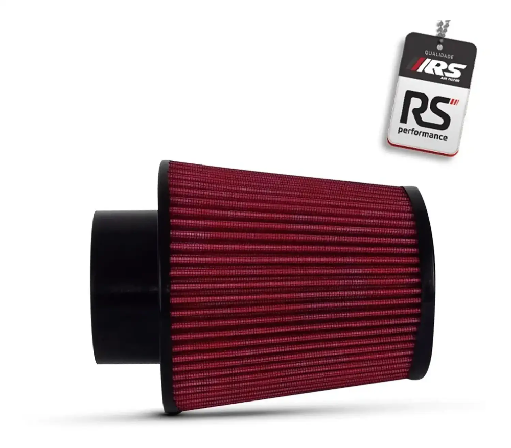 Filtro De Ar Esportivo Duplo Fluxo Rsp 3 X150mm Vermelho