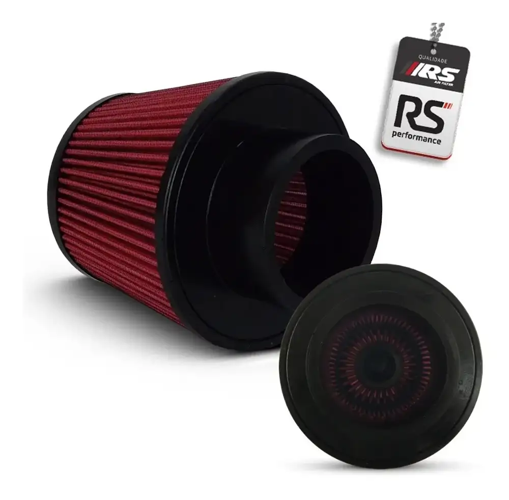 Filtro De Ar Esportivo Duplo Fluxo 3 Polegadas Vermelho