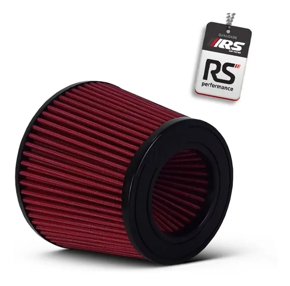 Filtro De Ar Esportivo Duplo Fluxo 3 Polegadas Vermelho