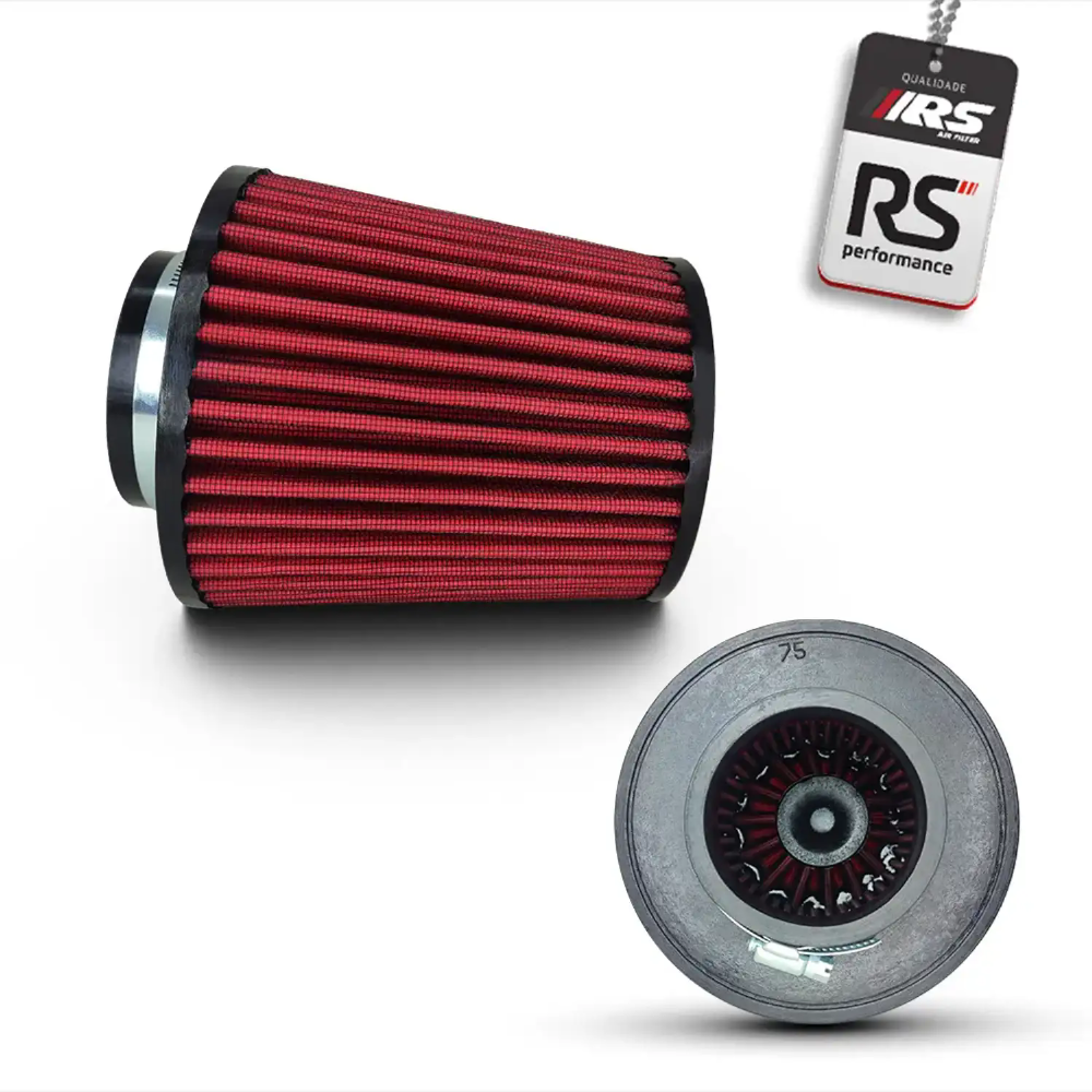 Filtro De Ar Esportivo Duplo Fluxo Rsd75150 Vermelho