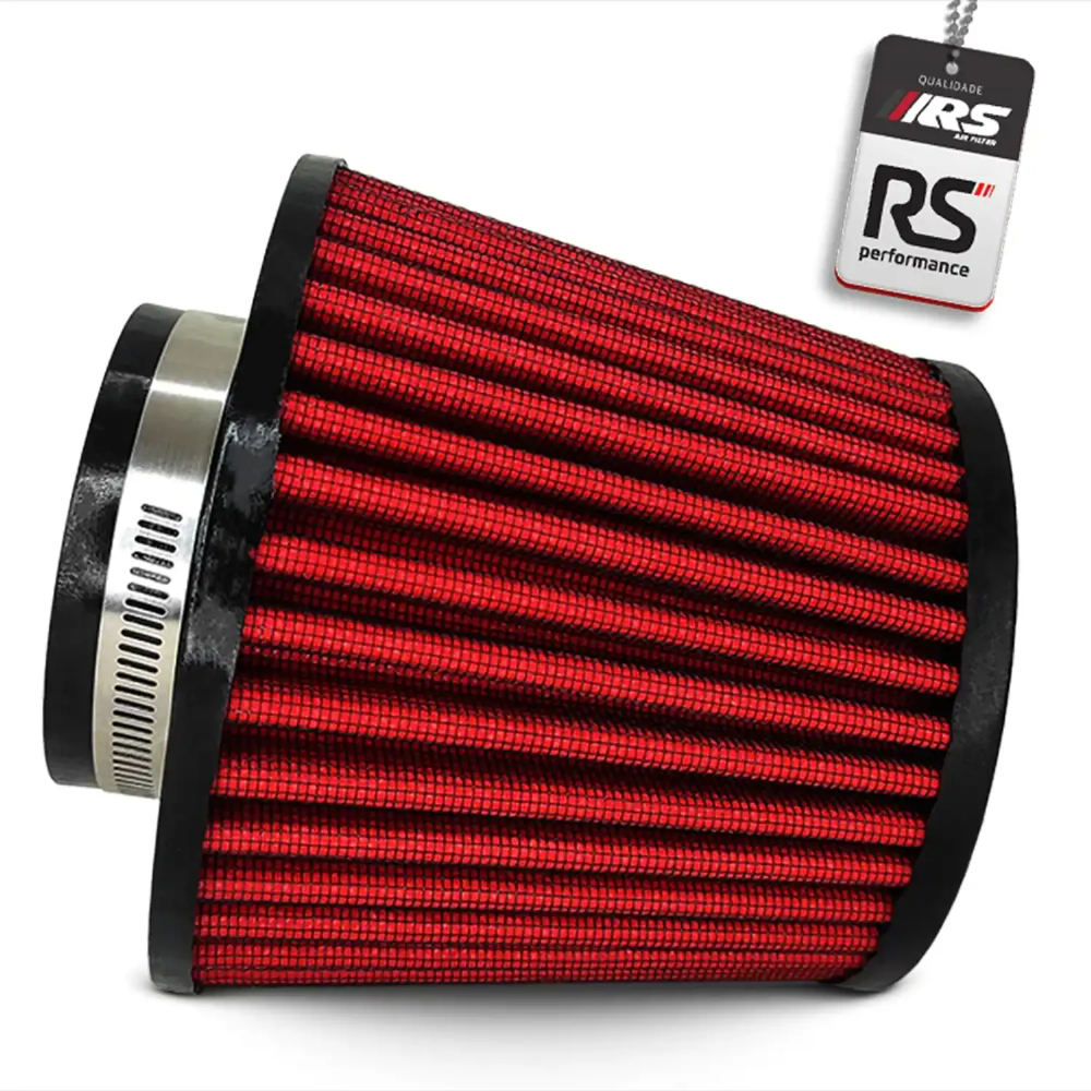 Filtro De Ar Esportivo Duplo Fluxo 3 Polegadas Vermelho