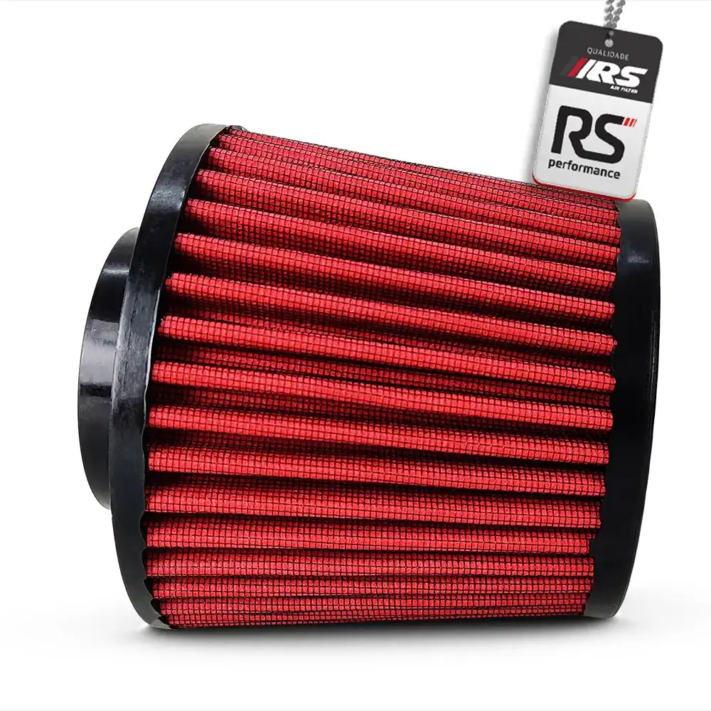 Filtro De Ar Esportivo Duplo Fluxo 2,75 Polegadas Vermelho