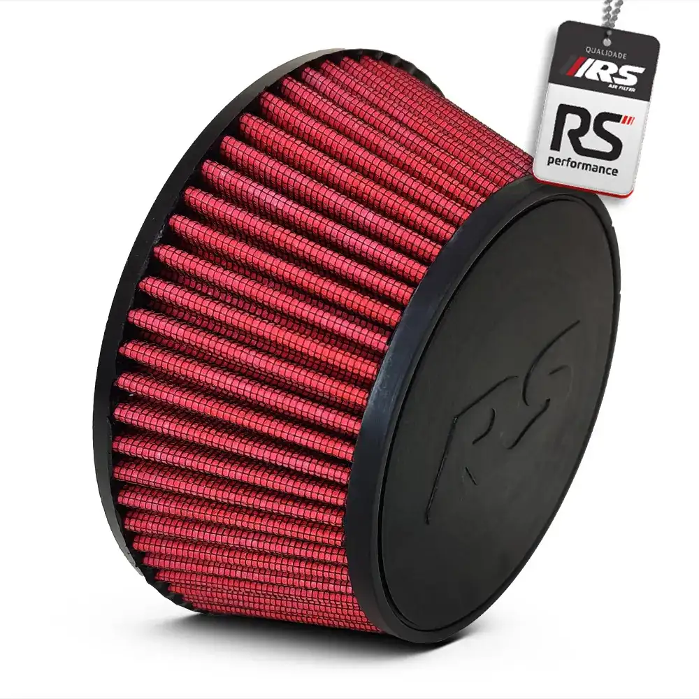 Filtro Esportivo Para Turbina Rsc8560 Vermelho Rs Filtros