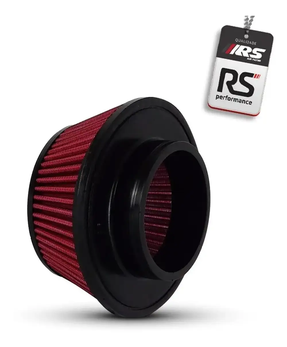 Filtro De Ar Esportivo Para Turbina 3,25 Polegadas Vermelho