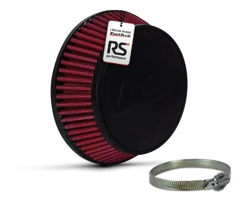 Filtro De Ar Esportivo Para Turbina 2,75 Polegadasvermelho