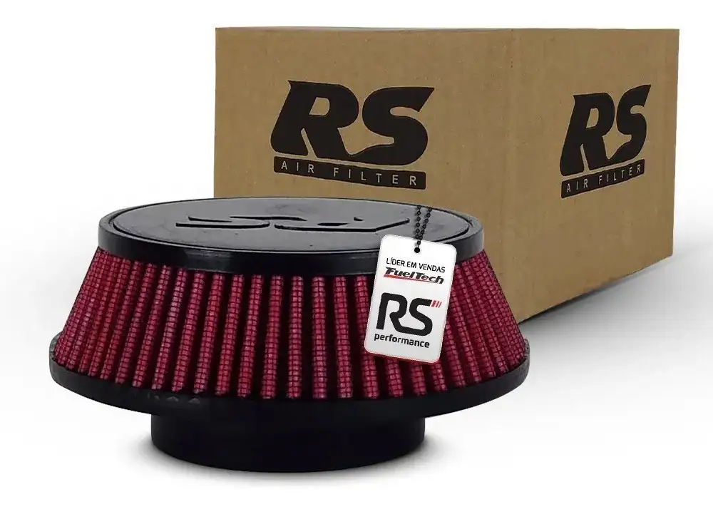 Filtro De Ar Esportivo Para Turbina 2,75 Polegadasvermelho