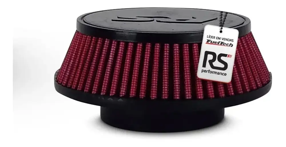Filtro De Ar Esportivo Para Turbina 2,75 Polegadasvermelho