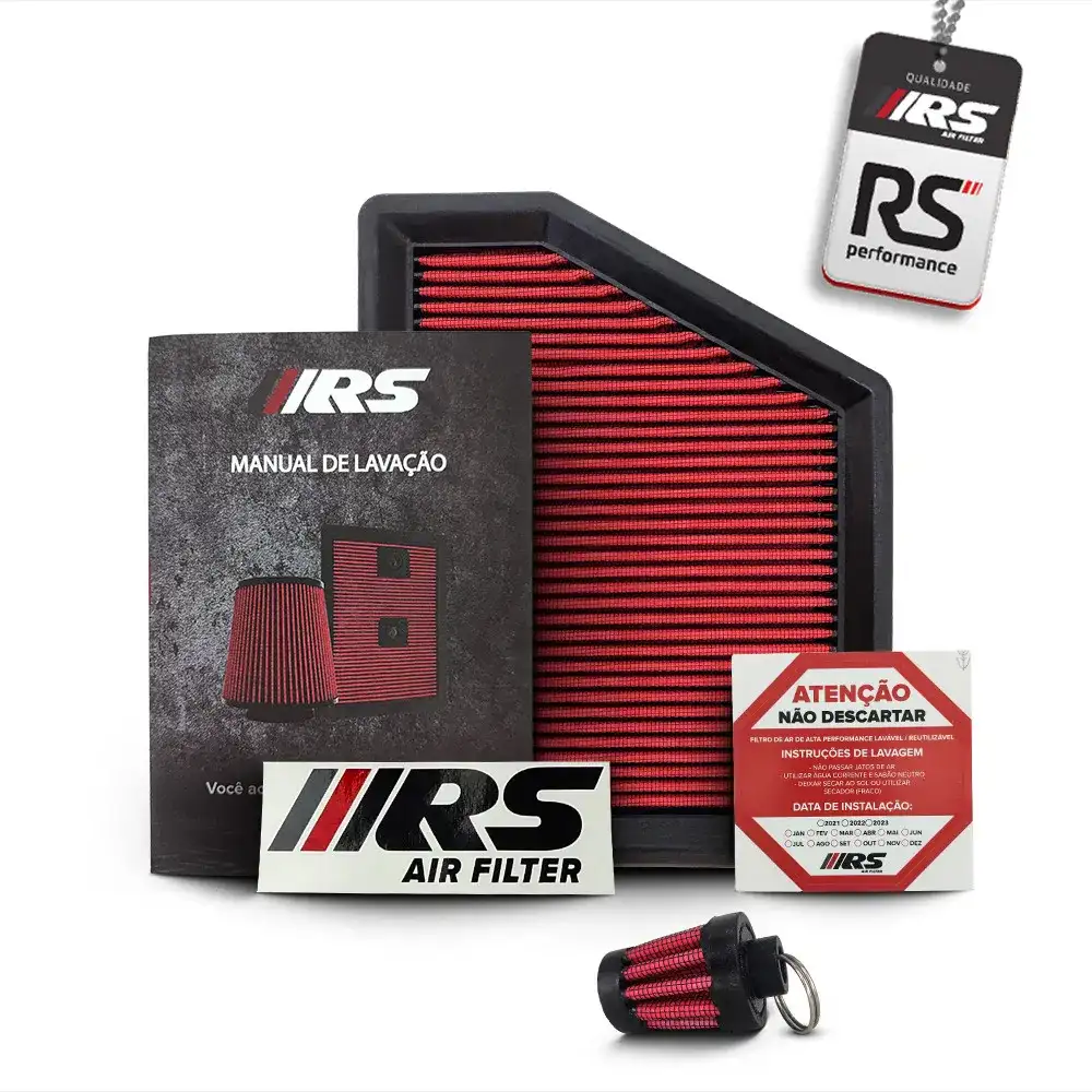 Filtro De Ar Esportivo Retangular Inbox Honda Civic 2.0