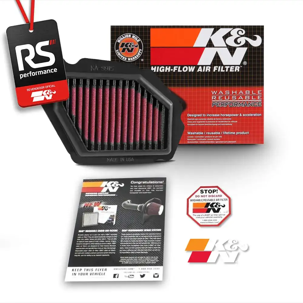 Filtro De Ar Esportivo Inbox K&n Kawasaki Ninja H2/ H2 Sx Se
