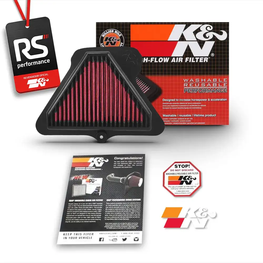 Filtro Ar Esportivo Inbox K&n Kawasaki Ninja Zx-10r Zx1000