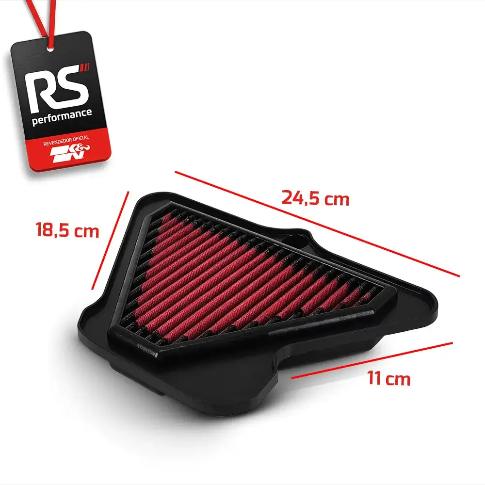 Filtro Ar Esportivo Inbox K&n Kawasaki Ninja Zx-10r Zx1000