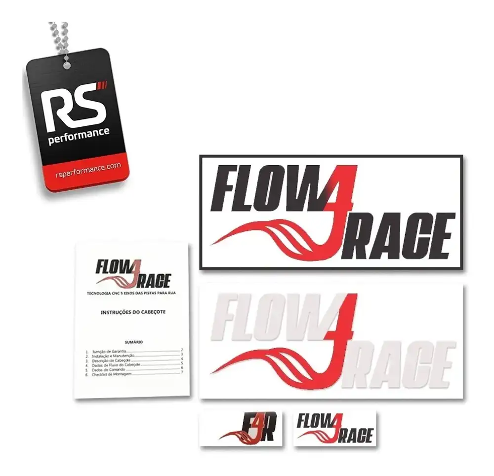 Cabeçote Completo Motor Vw Ap Unilateral - Flow 4 Race