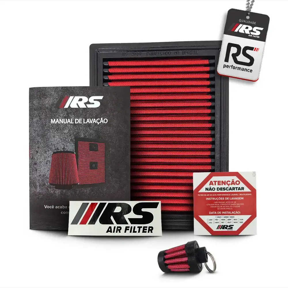 Filtro De Ar Esportivo Rs Filtros Fiat Uno 1.0 Mille Fire