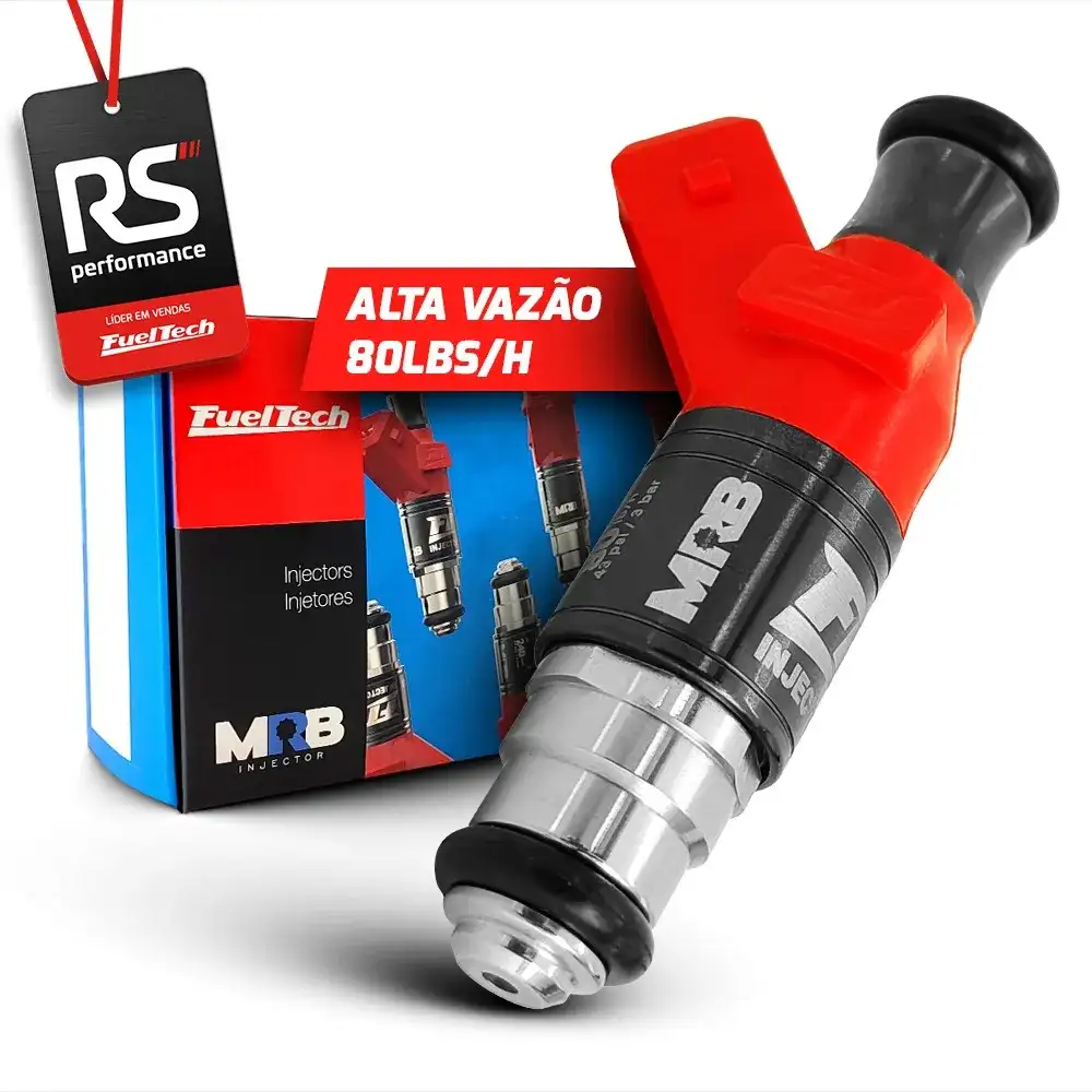 Bico Injetor De Alta Impedância Ft Injector - 80lbs/h
