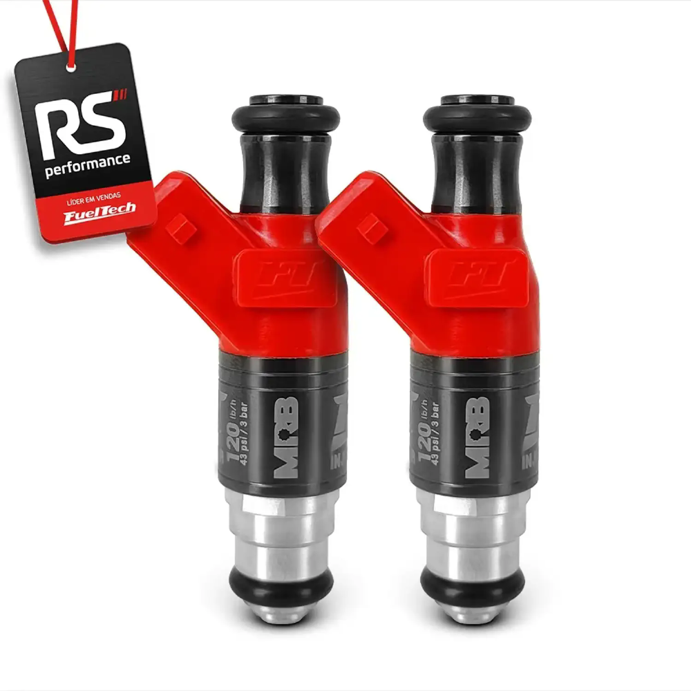 Kit 2 Bicos Injetores Alta Impedância Ft Injector - 120lbs/h