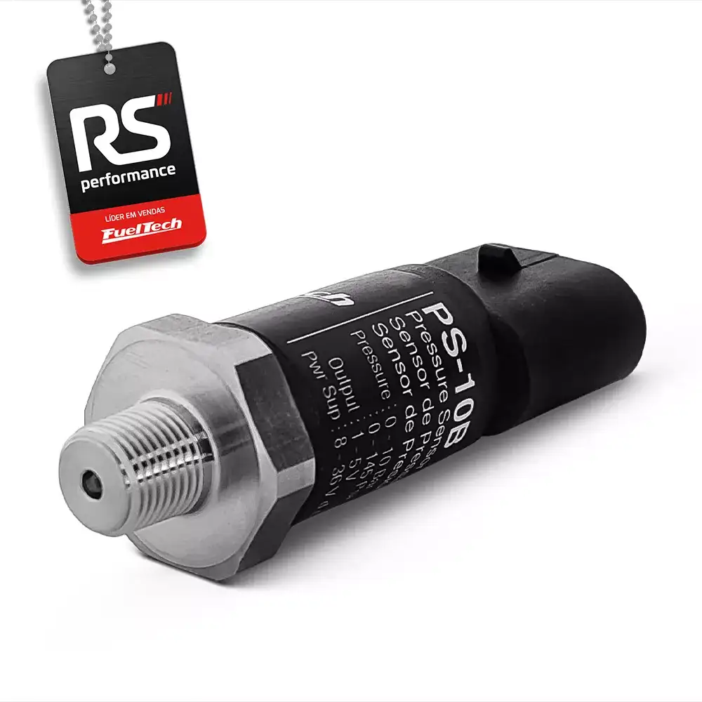 SENSOR DE PRESSÃO PS-10B PRETO FUELTECH