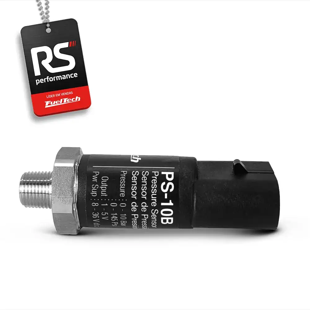 SENSOR DE PRESSÃO PS-10B PRETO FUELTECH