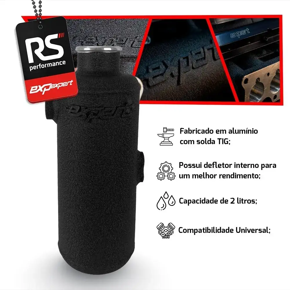 Respiro De Óleo Universal 2l Expert Preto Texturizado