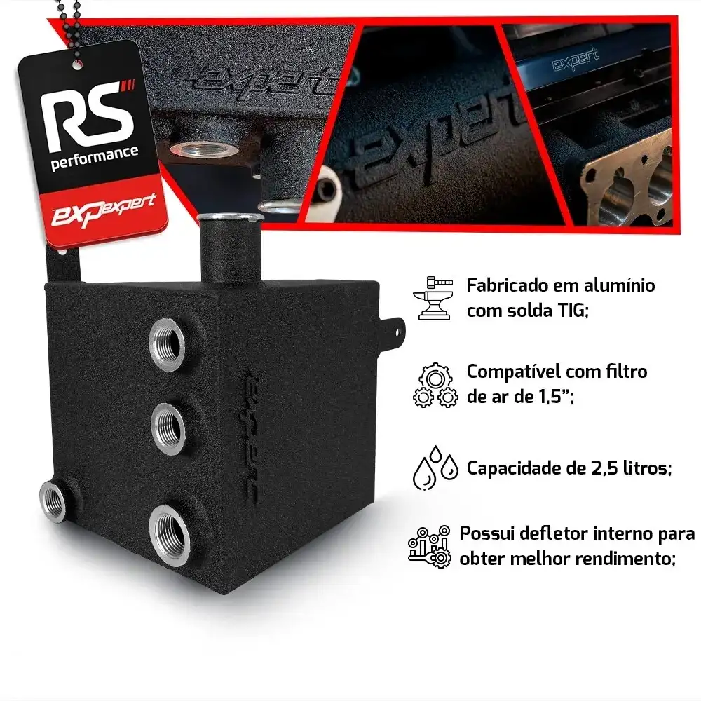 Respiro De Óleo Chevrolet Opala Expert Preto Texturizado