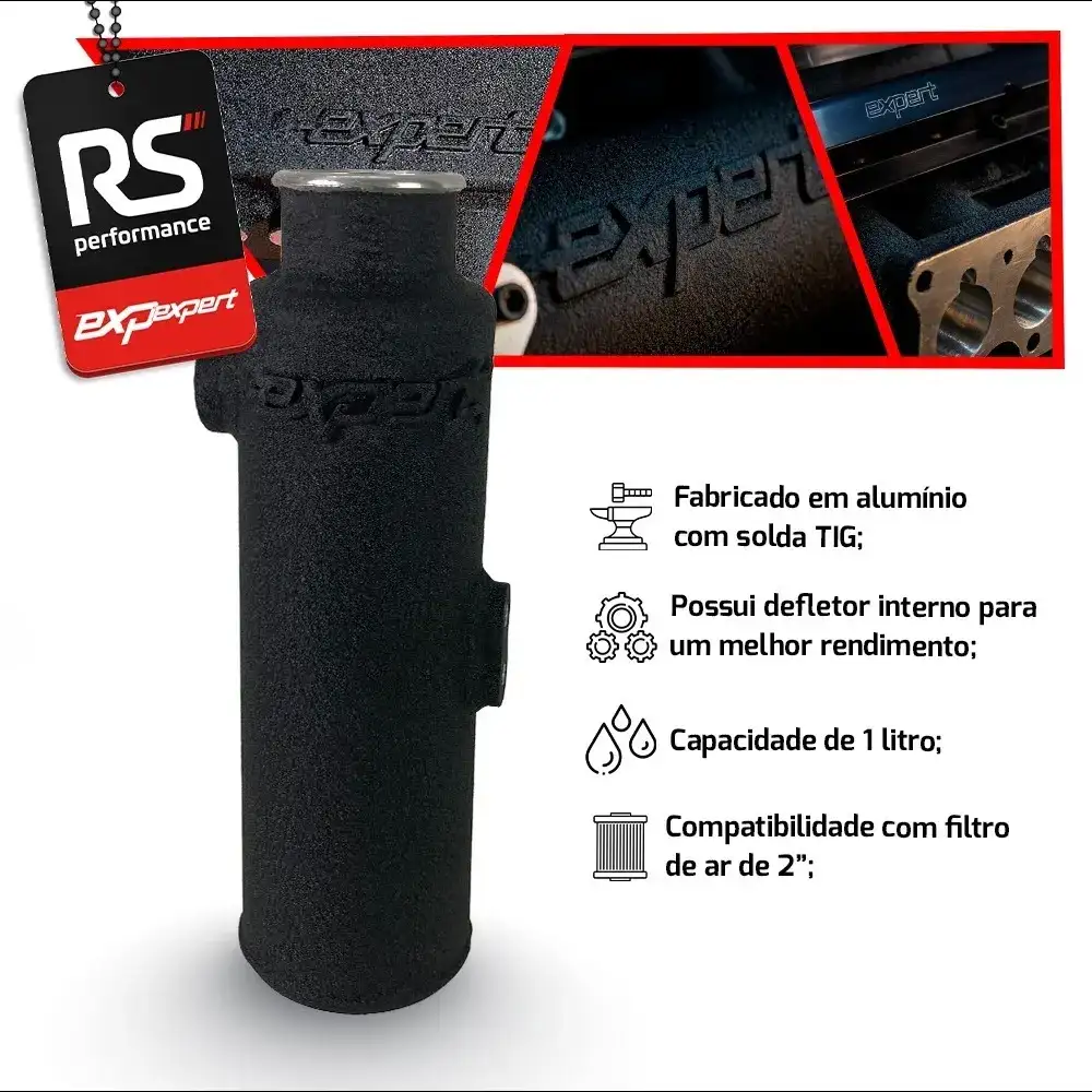 Respiro De Oleo Universal 1l Expert Preto Texturizado
