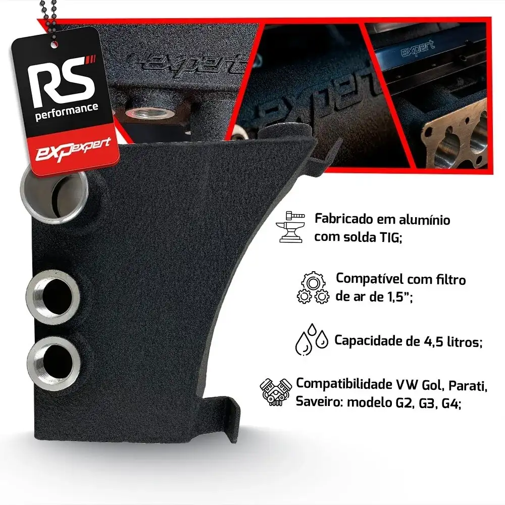 Respiro De Óleo Vw Gol G2, G3, G4 Expert Preto Texturizado