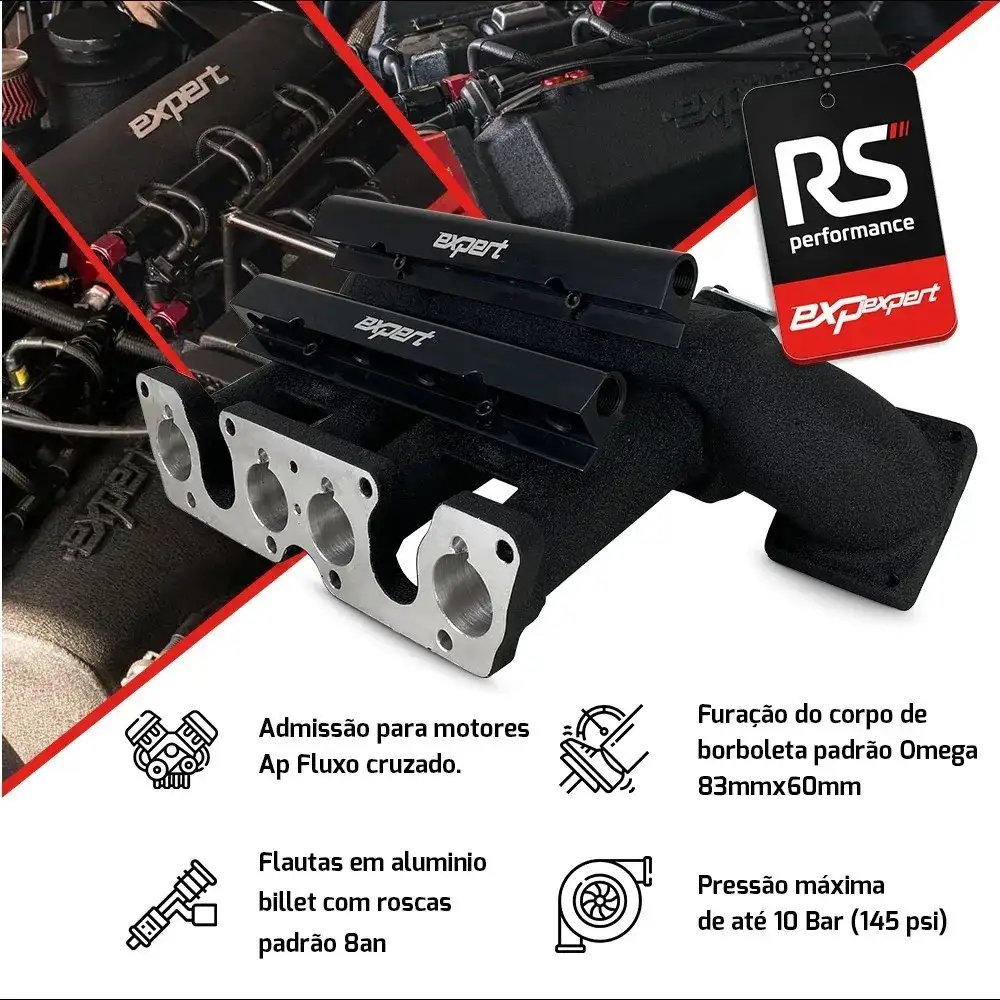 Admissão Expert Ap 8v Fluxo Cruzado Street Borboleta Frente