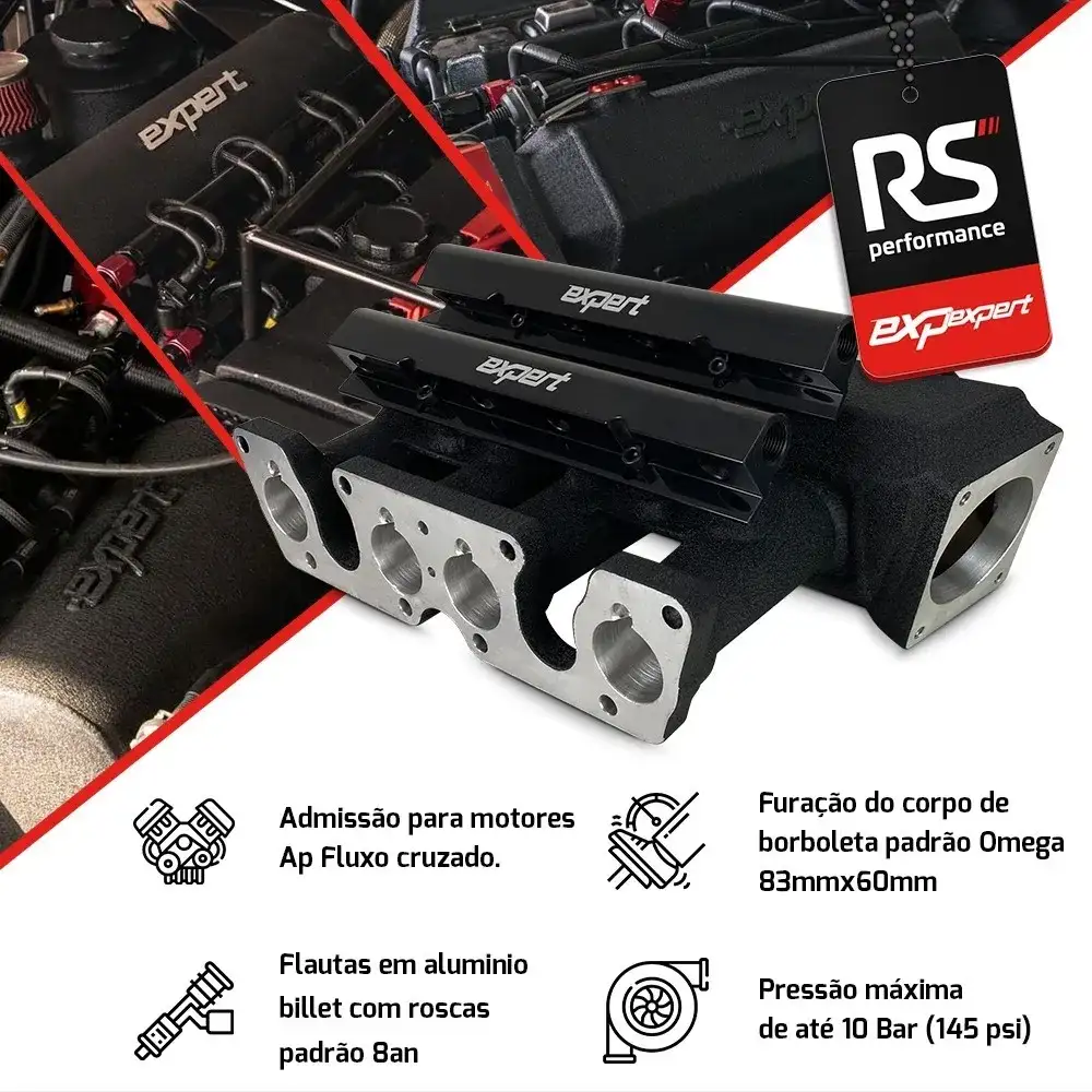 Admissão Expert Ap 8v Fluxo Cruzado 8 Bicos Borb. Frente