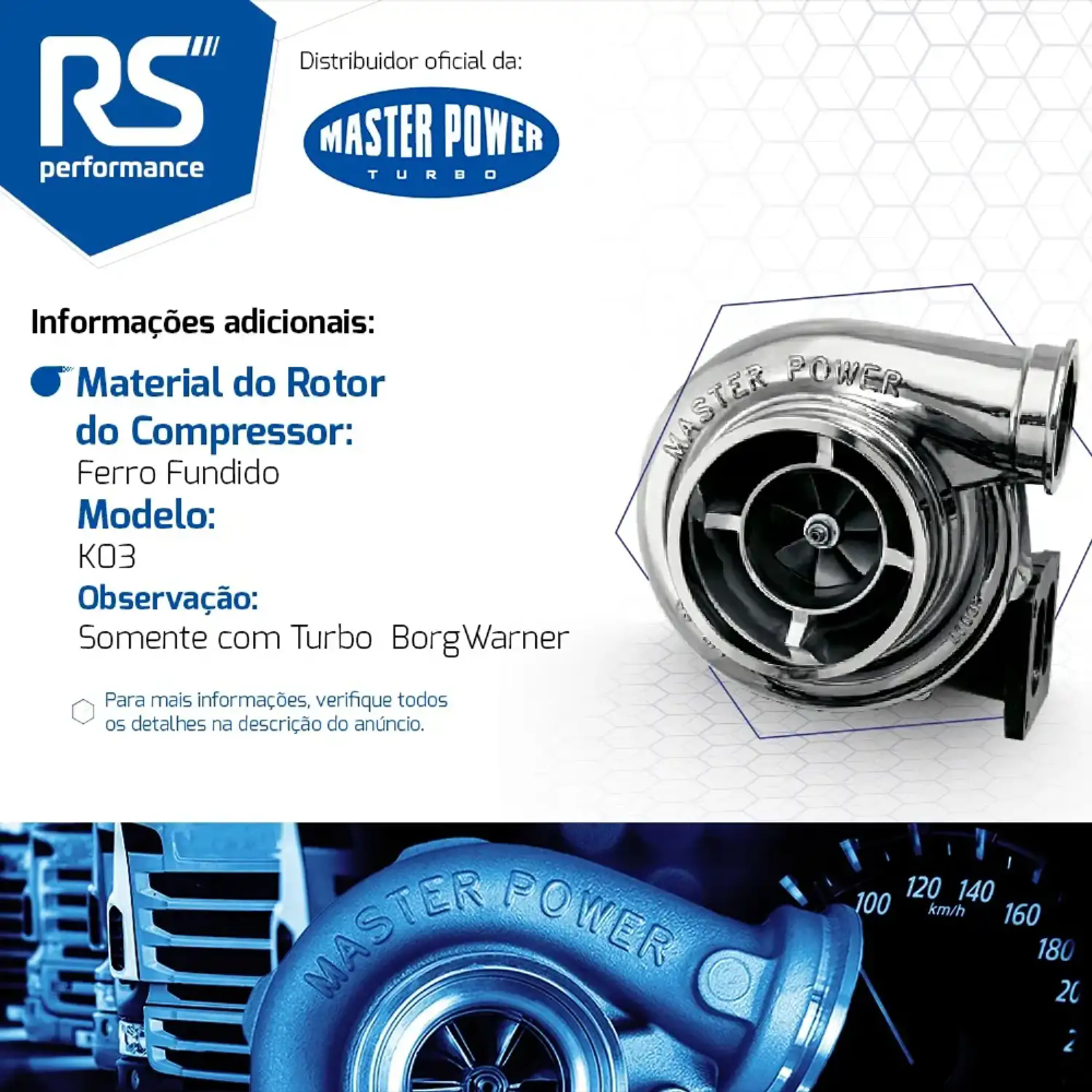 Turbina Carcaça Para Range Rover Evoque 2.0l Ecoboost 240hp